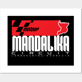 Mandalika Circuit eSport on Dark Posters and Art